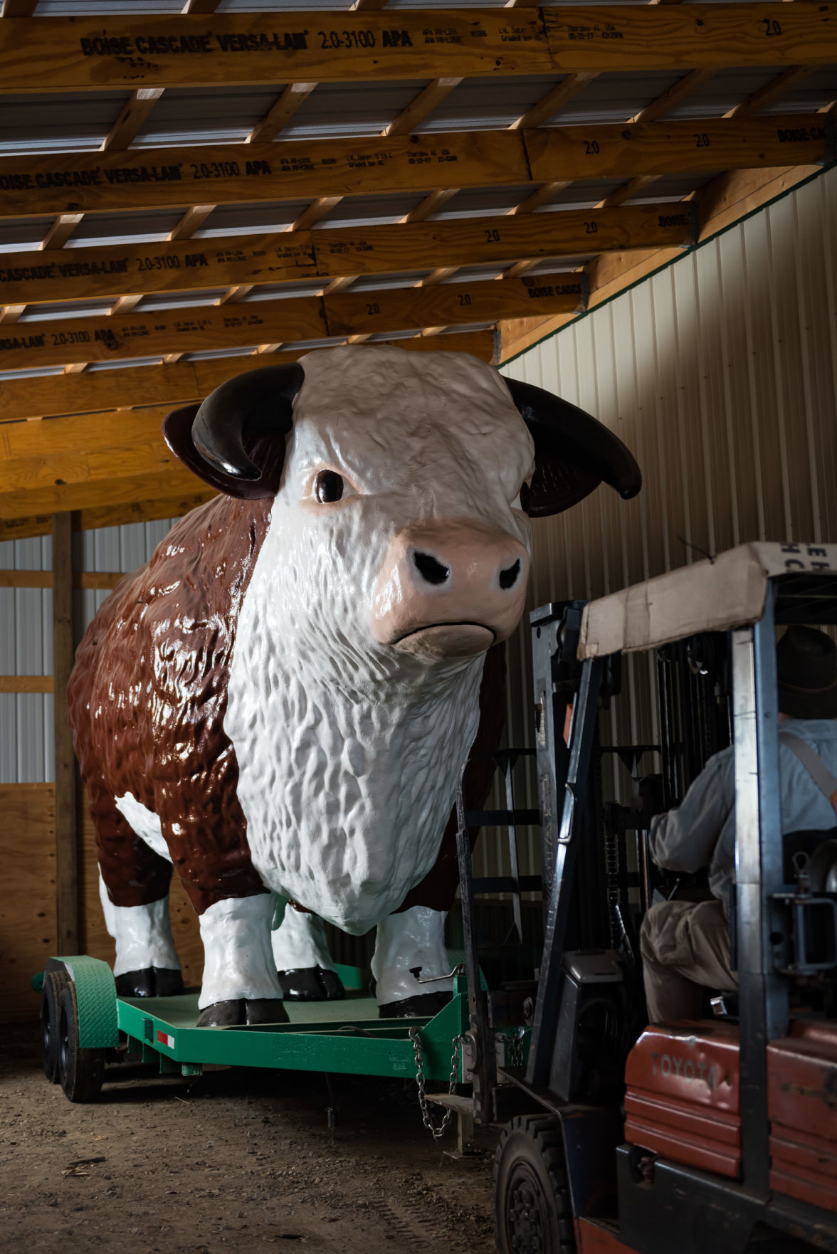 Steve Newsom's Bull Statue